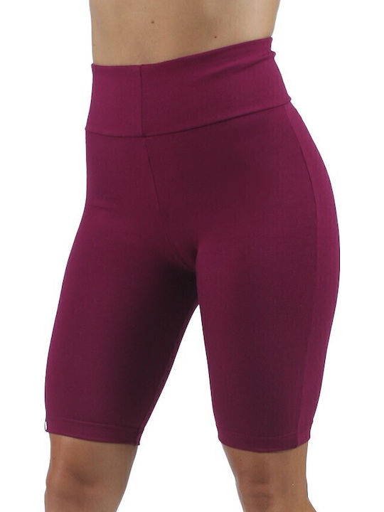 Women's Bike Training Legging High Waisted & Push Up Purple