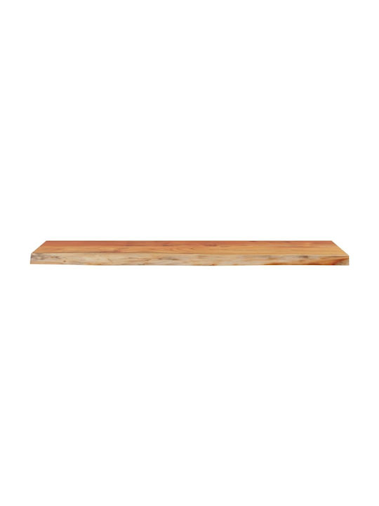 Ράφι Τοίχου Καφέ 120x30x2.5εκ.