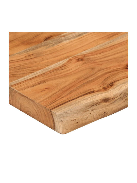 Ράφι Τοίχου Καφέ 60x30x2.5εκ.