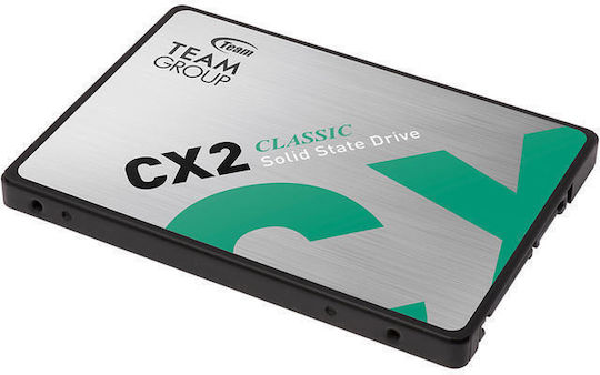 TeamGroup CX2 SSD 2TB τύπου 2.5'' με σύνδεση SATA III T253X6002T0C101