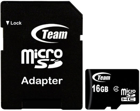 TeamGroup 500x microSDHC 16GB Klasse 10 U1 UHS-I mit Adapter