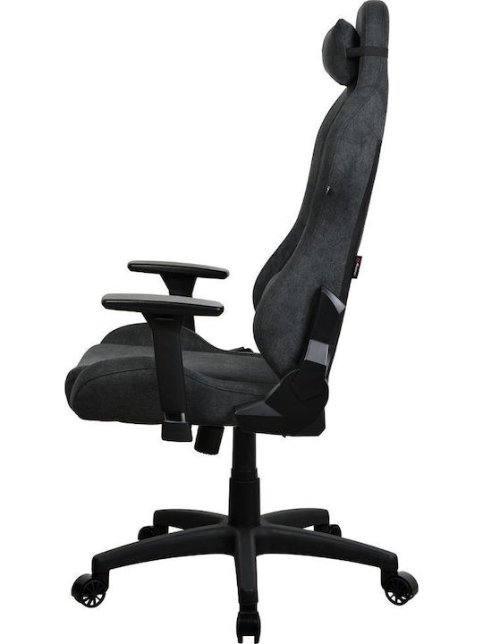 Arozzi Torretta Soft Fabric v2 Геймърски стол с регулируеми подлакътници Dark Grey