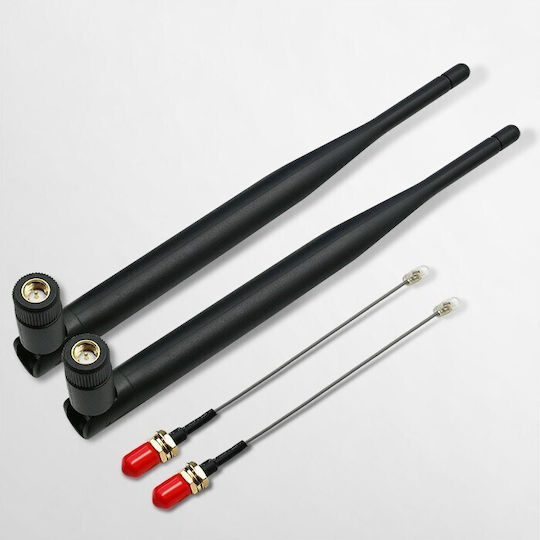 Qoltec 57046 Wi-fi Antenna 2.4/2.5 Ghz 5.1/5.8 Ghz 5dbi Omnidirectional Indoor