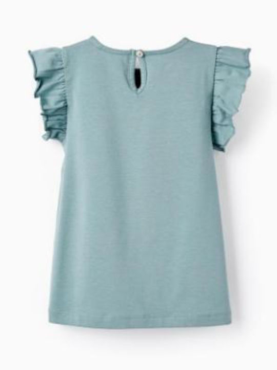 Zippy Children's Blouse Sleeveless Blue