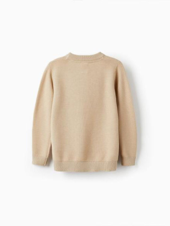 Zippy Children's Sweater Long Sleeve Ecru