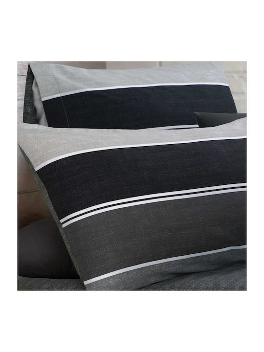Espree Grego Σετ Σεντόνια Μονά 170x270εκ. Grey (3τμχ)