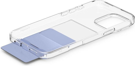 Kristall-Slot-Silikon-Rückseite mit Kartenhalter Kristallklar (iPhone 16 Pro) ACS08144