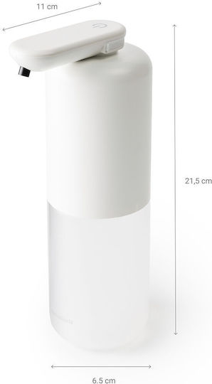 InnovaGoods Bitefom Επιτοίχιο Dispenser Αφρού Κουζίνας Πλαστικό με Αυτόματο Διανομέα Διάφανο 350ml