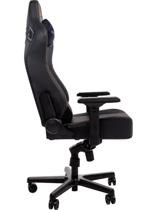 Monarch Gear Prometheus Καρέκλα Gaming Δερματίνης με Ρυθμιζόμενα Μπράτσα Midnight Black