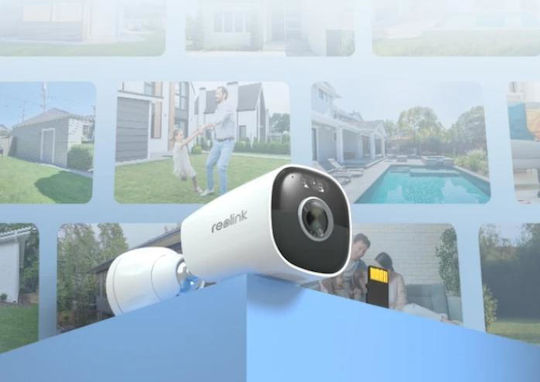 Reolink Argus Series B340 IP Surveillance Camera Wi-Fi Full HD+ 5MP Waterproof Battery Powered with Two-Way Communication and Lens 2.8mm