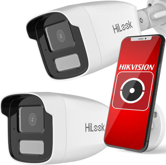 Hikvision IPCAM-B2-50DL IP Камера за наблюдение 4G Full HD 1080p Водоустойчива с Двупосочна Комуникация и Обектив 2.8мм