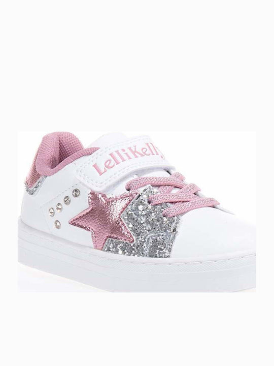 Miriam Παιδικά Sneakers με Σκρατς Λευκά