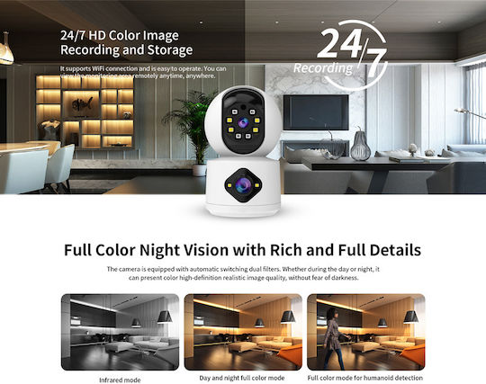 Vstarcam C992DR IP Камера за наблюдение Wi-Fi Full HD 1080p с Високоговорител