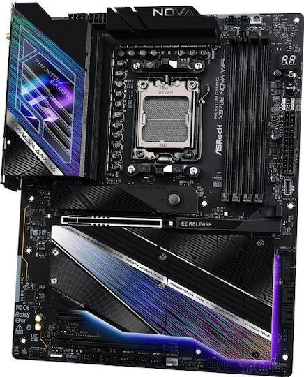 ASRock PHANTOM GAMING X870E Nova WiFi Motherboard ATX with AMD AM5 Socket