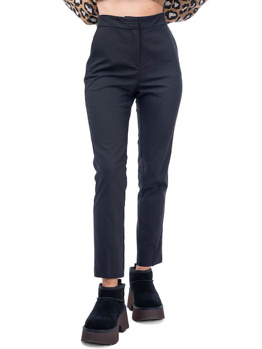 MY T Women's Cotton Trousers Black