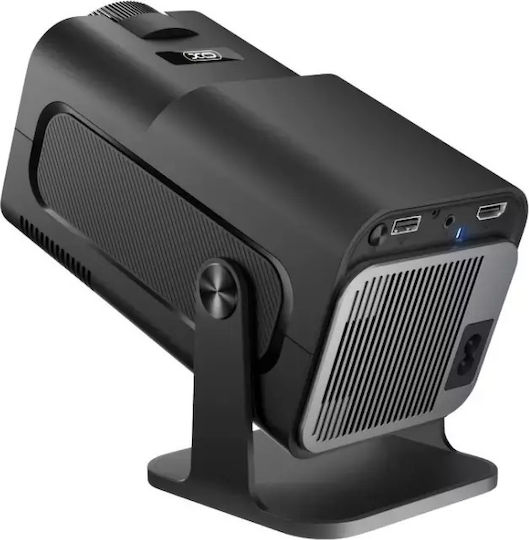 XO Projector DLP (DMD) Full HD Standard Lamp with Wi-Fi and Built-in Speakers Black