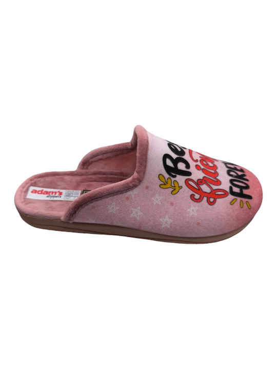 Adam's Shoes Kids Slippers Pink