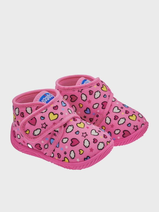 Kinderhausschuhe Stiefel Rosa