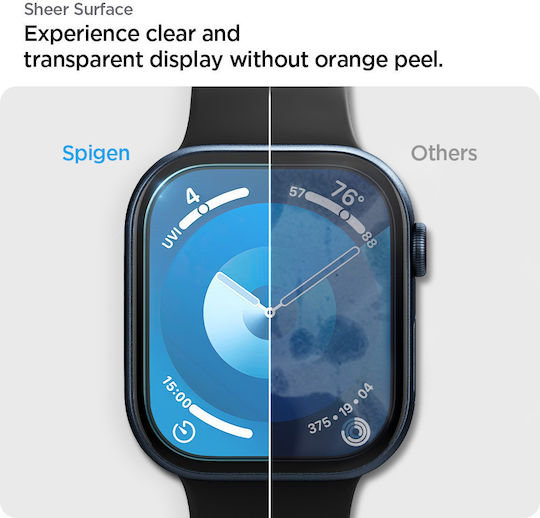 Spigen Elite Shield Ez Fit 2-Pack Apple Watch 10 46 Mm Transparent Afl08579