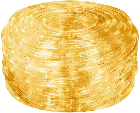 Țeavă luminată 240 Becuri 220V Galben 11.5m IP44