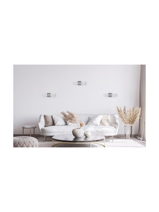 Active Jet Lamp Wall with Integrated LED and Warm White Light Black 39.8cm