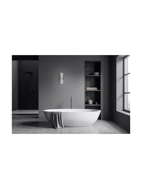 Active Jet Lamp Wall with Integrated LED and Warm White Light Black 39.8cm