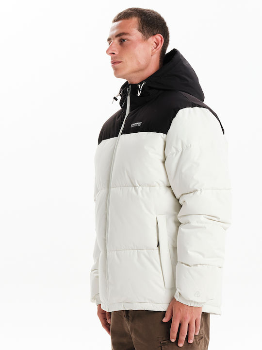 Basehit Jacket Puffer White