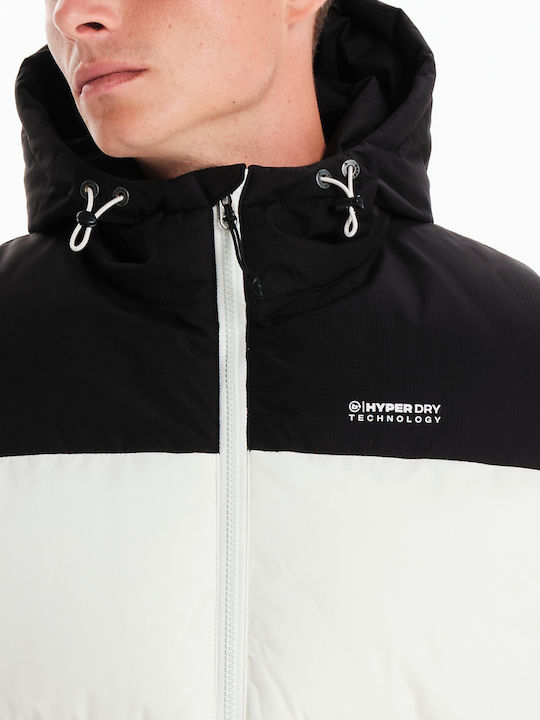 Winter Jacket Puffer Waterproof and Windproof White