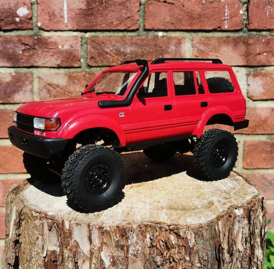 Wpl C54-1 Toyota Land Cruiser Lc80 4WD Hochgelegt 1/14 2.4g 4wd RTR Proportionale Steuerung Rot
