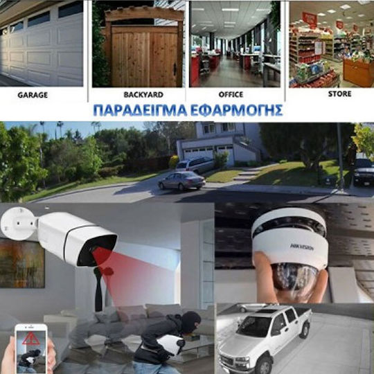 Hikvision DS-2CE17D0T-IT5F CCTV Surveillance Camera Full HD 1080p Waterproof with Lens 3.6mm