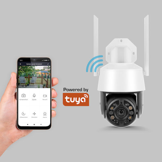 Kruger & Matz KM2215 IP Камера за наблюдение Wi-Fi Full HD 1080p Водоустойчива с Двупосочна Комуникация