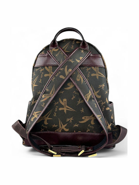 Дамска Чанта Раница Waterproof Brown