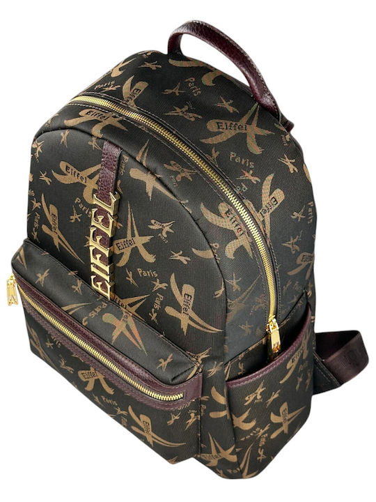 Дамска Чанта Раница Waterproof Brown