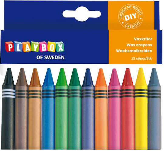 Playbox Crayons Set 12 Colours