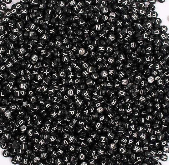 Playbox Plastice Mărgele Artizanale Negre 500buc 7.5mm