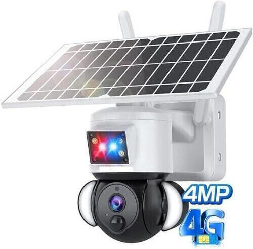 Andowl Q-SX66 IP Surveillance Camera 4G 4K Waterproof Battery Powered