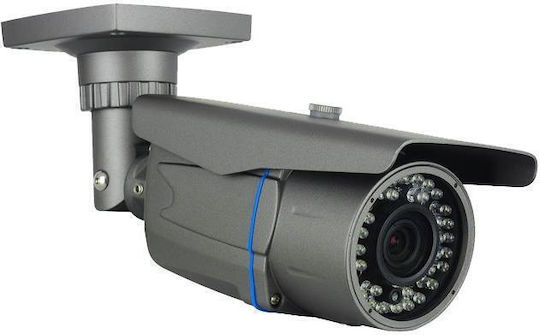 Tele HV-141 CCTV Κάμερα Παρακολούθησης HD 720P Αδιάβροχη με Φακό 2.8-12mm Γκρι