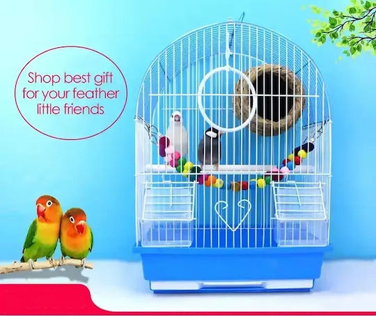 Bird Cage Kourk" 30x23x39cm. Pink