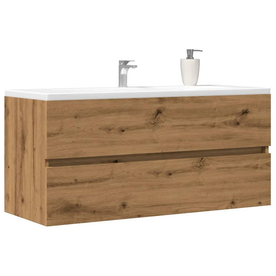 vidaXL Πάγκος χωρίς Νιπτήρα Μ100xΒ38.5xΥ45cm Αρτισιανή Δρυς