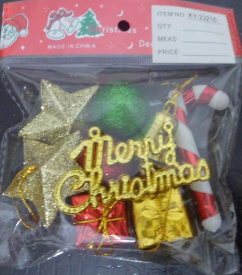 Hängendes Ornament Mix Schmuckstücke Set 9Stück