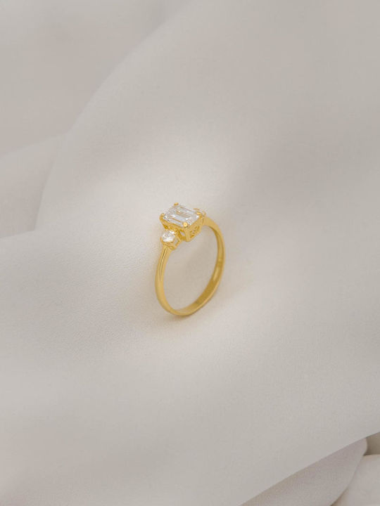 Themelidis Jewels Γυναικείο Δαχτυλίδι Χρυσό 14Κ