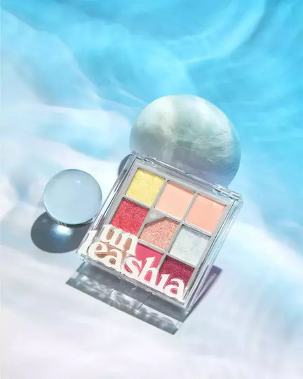 Unleashia Glitterpedia Eye Palette Paletă cu Farduri de Pleoape Matifiant Formă Solidă All Of Peach Ade 6.6gr