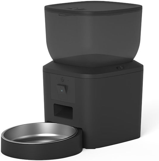 Bruno Automatic Stainless Steel Feeder for Dog & Cat with Base 4lt 31cm in Black Color