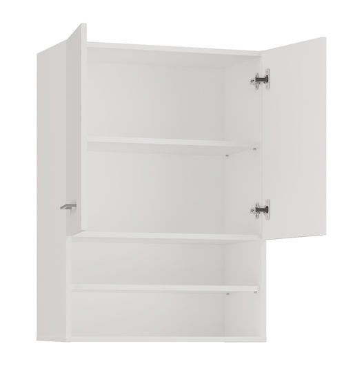 TOH Cabinet de baie L64xA30xÎ90cm Alb