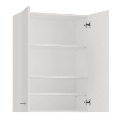 Topeshop Pola Badezimmerschrank B64xT30xH90cm Weiß
