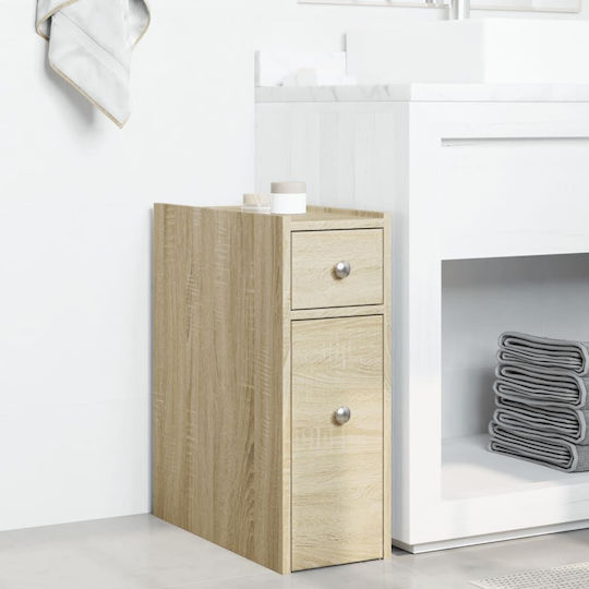 vidaXL Bathroom Cabinet L21.5xW50xH60cm Sonoma