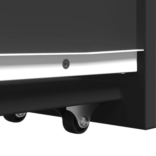 vidaXL Bathroom Cabinet L21.5xW50xH60cm Black