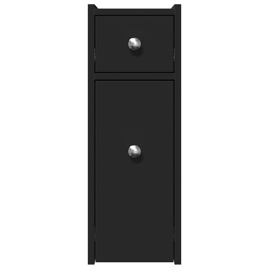 vidaXL Bathroom Cabinet L21.5xW50xH60cm Black