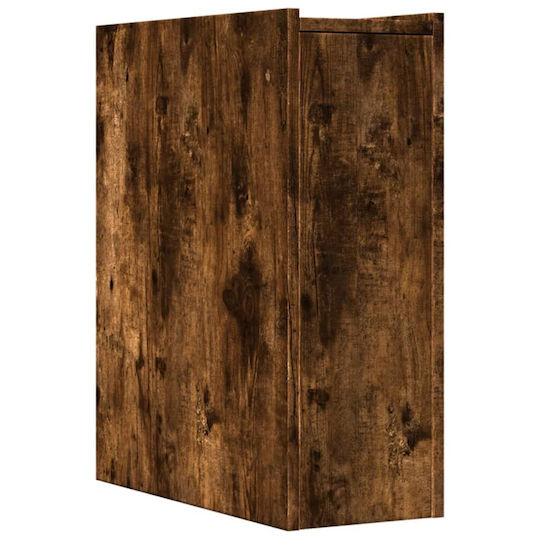 vidaXL Badezimmerschrank B21.5xT50xH60cm Eiche