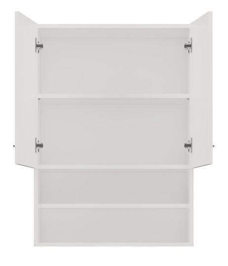TOH Badezimmerschrank B63xT30xH90cm Weiß